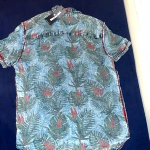 True Religion denim short sleeve shirt